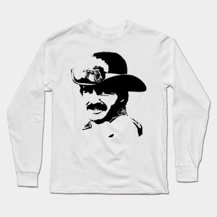 Burt Reynolds Pop Art Portrait Long Sleeve T-Shirt